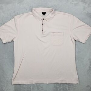 BRAX Shirt Men Extra Large Pink Polo Golf Club Performance Cool‎ Feel Good Adult